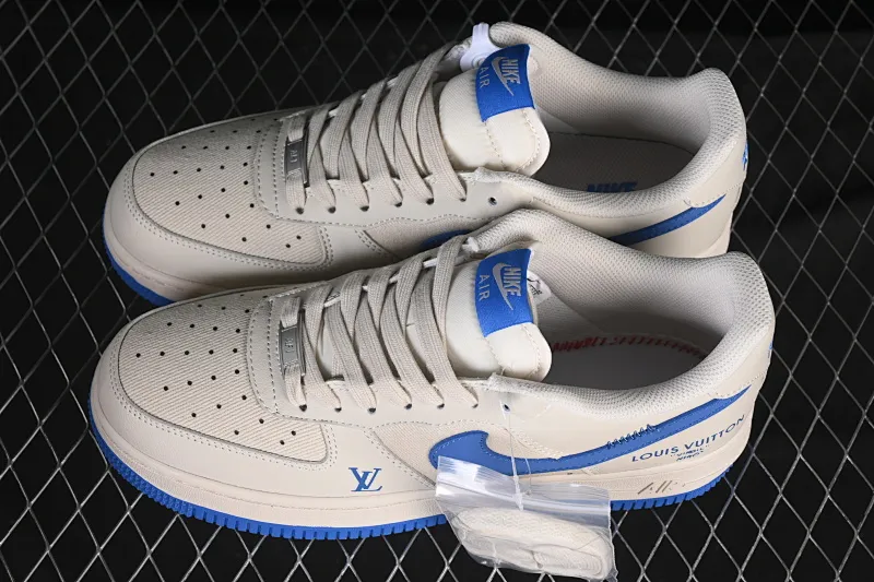 All categories Nk Air Force 1 Air Force series Nk Air Force 1 Low Air Force low-top Nike Air Force 1'07 Low LV co-branded mesh stitching beige Air Force 1 low-top casual sneakers QW5836-025